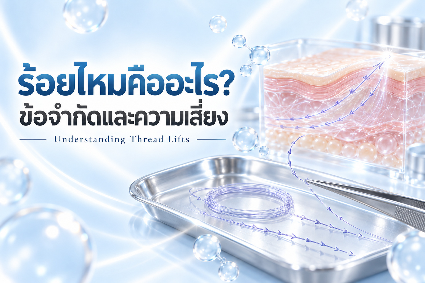 ปกบทความ ร้อยไหมคืออะไร: ประเภท ข้อจำกัด และความเสี่ยง